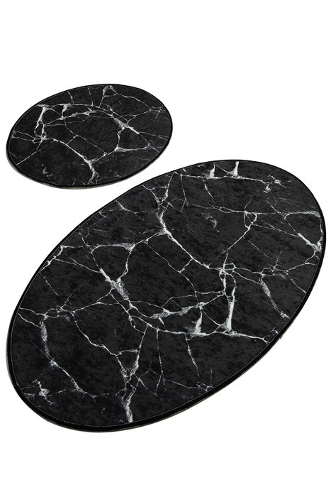 Mijölnir Juego de Alfombras de Baño Marble Djt Multicolor